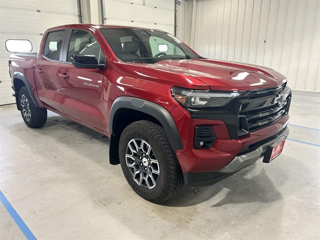 Red 2024 Chevrolet Colorado Z71 Crew Cab 4WD Pickup Truck Four-Wheel Drive 