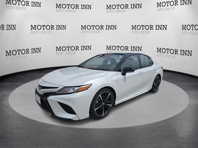 White 2019 Toyota Camry Sedan  Automatic