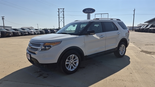 White Platinum Metallic Tri-coat 2011 Ford Explorer SUV / Crossover All-Wheel Drive Automatic