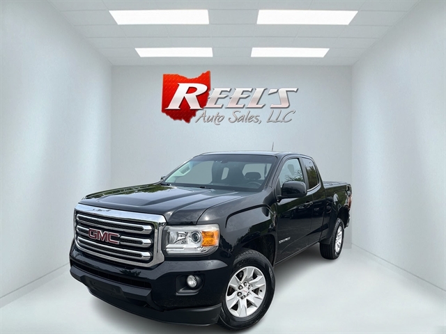 Onyx Black 2016 GMC Canyon SLE Ext. Cab LB 4WD Pickup Truck Four-Wheel Drive 6-Speed Automatic