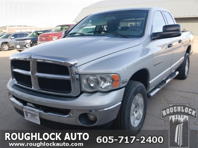 Bright Silver Metallic 2005 Dodge RAM 1500 Pickup Truck Four-Wheel Drive Automatic