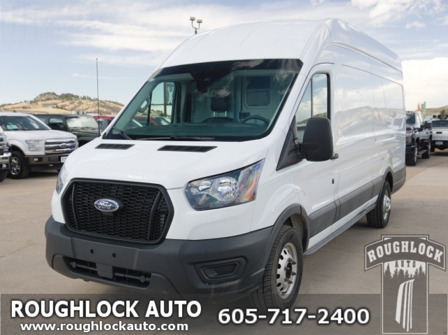 Oxford White 2023 Ford Transit Cargo 250 High Roof Extended LB AWD Van All-Wheel Drive Automatic