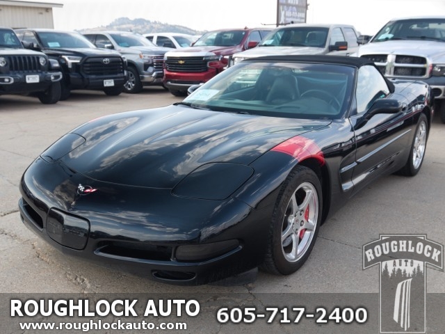 Black 2002 Chevrolet Corvette Convertible Rear-Wheel Drive Automatic
