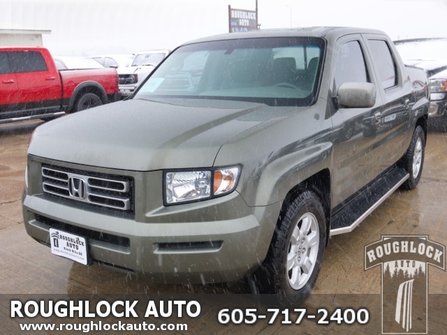Aberdeen Green Metallic 2007 Honda Ridgeline RTL Pickup Truck All-Wheel Drive Automatic