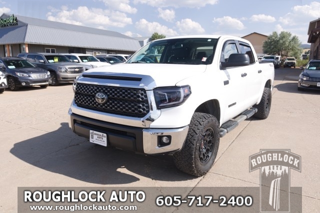 Super White 2020 Toyota Tundra Pickup Truck Four-Wheel Drive Automatic