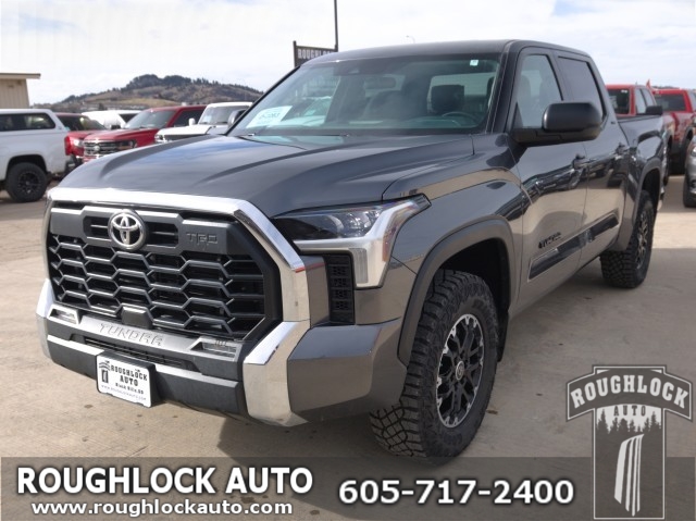 Magnetic Gray Metallic 2024 Toyota Tundra SR5 CrewMax Cab 4WD Pickup Truck Four-Wheel Drive Automatic