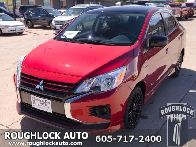 Infrared Metallic w/Black Roof 2024 Mitsubishi Mirage G4 Black Edition FWD Sedan Front-Wheel Drive Continuously Variable Transmission